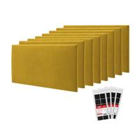 STEGU Pannello da Parete Imbottito Testiera Letto 60x30cm Set di 8 Giallo