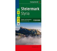 Steiermark Styria 1:150.000: Mit Infoguide, Top Tips, Innenstadtpläne, Radrouten: OER 44