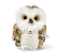 Steiff 045608 - Wittie La Civetta Peluche, Bianco/Marrone, 12 cm
