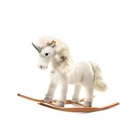 Steiff 048913 Starly- Unicorno, colore: Bianco