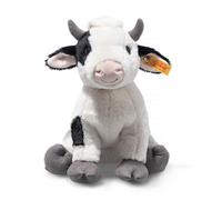 Steiff 067853 Soft Cuddly Friends Cobb - Mucca Cloud Dancer, 24 cm, colore: Grigio