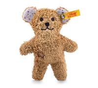 Steiff 240669 - Mini Teddy Bear con Foglio Frusciante e Sonaglio, 11 cm, Marrone