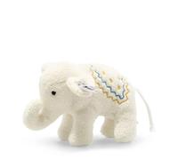 Steiff 241147 Piccolo Elefante con Sonaglio, Crema