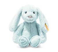 Il Mio Primo Steiff Hoppie Coniglio - Blu Peluche Coccolone Bambino Coniglietto