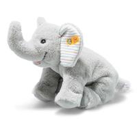 Steiff Floppy Trampili 242656 - Peluche a forma di elefante, 20 cm, colore: Grigio viola