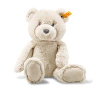Steiff Bearzy Orsacchiotto beige, 28 cm, peluche orsacchiotto in peluche, per coccolare e giocare per neonati e bambini, Soft Cuddly Friends, peluche per la pelle delicata dei bambini, lavabile in