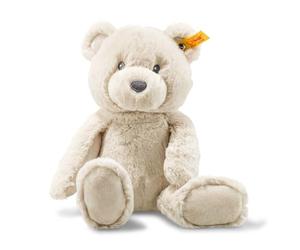 Steiff Bearzy Orsacchiotto beige, 28 cm, peluche orsacchiotto in peluche, per coccolare e giocare per neonati e bambini, Soft Cuddly Friends, peluche per la pelle delicata dei bambini, lavabile in