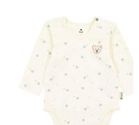 Steiff Body a maniche lunghe EU 62 eggnog, body a maniche lunghe, tutina per neonati, tutina morbida e confortevole, lavabile in lavatrice