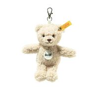 Steiff Ciondolo Ben Teddy, 12 cm, Soft Cuddly Friends, portachiavi con peluche, peluche e anello portachiavi