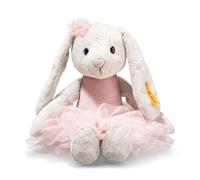 Steiff Peluche Coniglietto Hoppie 30 cm rosa, orecchie da balletto, lavabile in lavatrice