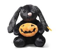 Steiff Coniglietto Mr. Spice Hoppie, Tenero Pupazzo, Bambini, Ragazzi e Ragazze, Friends, Animale di Peluche 16 cm, Nero, 081132