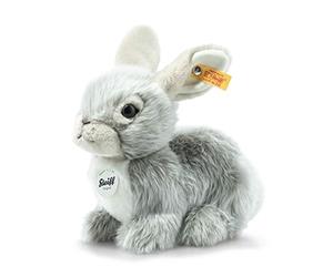 Steiff Dormili Coniglietto - 21 cm - Peluche - Grigio seduto