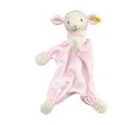Steiff Doudou Agnello Sogni d’oro, dolce animale di stoffa per bambini, bambine e neonati da 0 mesi, pupazzo di 30 cm, rosa, 239632