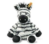 Steiff Friend originale Zora Zebra, Soft Cuddly Friends, circa 30 cm, peluche bottone sull'orecchio, per neonati fin dalla nascita, Colore bianco-nero, 069109