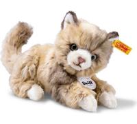 Steiff Gatto Cat Animali Domestici-Lucy Il Gattino, Colore Marrone, 18 cm, 099663
