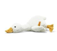 Steiff Gilda Oca bianca 26 cm, Soft Cuddly Friends, peluche per giocare e coccole, in morbido peluche per la pelle delicata dei bambini, lavabile in lavatrice