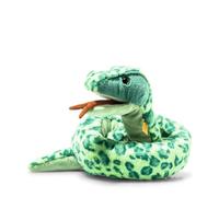 Steiff Gin Serpente Verde, 130 cm, Soft Cuddly Friends, Morbido Peluche per Giocare e Coccole, in Morbido Peluche per la Pelle Delicata dei Bambini, Lavabile in Lavatrice