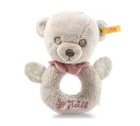 Steiff- Hello Baby Lea Teddy-Anello da afferrare con sonaglio, Multicolore, 241611