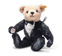 Steiff James Bond 355691 - Peluche con occhi in plastica, per bambini, ragazzi e ragazze, 30 cm, multicolore