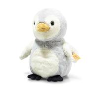 Steiff Lio Pinguin grigio chiaro, 21 cm, Soft Cuddly Friends, peluche per giocare e coccole, in morbido peluche per la pelle delicata dei bambini, lavabile in lavatrice