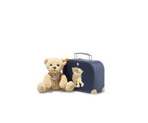 STEIFF Orsetto di peluche BEN IN VALIGIA 21 cm beige