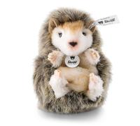 Steiff Peluche Baby Riccio Joggi, dolce animale di stoffa con occhi in plastica per bambini e bambine, pupazzo di 10 cm, marrone, 070587