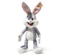 Steiff Bunny 024672 - Peluche a forma di bug per bambini, ragazzi e ragazze, 32 cm, colore: grigio