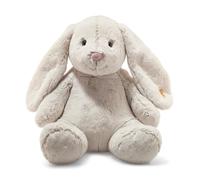 Steiff Hoppie Coniglio - 48 cm - Coniglio di Peluche con Orecchie - Peluche per Bambini - Soft Cuddly Friends - Mobile e Lavabile - Grigio Chiaro (080913)