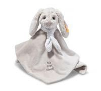 Steiff Peluche a forma di coniglio Hoppie, per ragazzi, ragazze e bambini a partire da 0 mesi, Soft Cuddly Friends, 26 cm, grigio chiaro, 242250