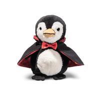 Steiff Peluche Nibble il Pinguino Vampiro, dolce animale di stoffa per bambini e bambine, Friends, pupazzo di 15 cm, multicolore, 057199
