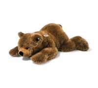 Steiff Peluche Orso Bruno Urs, dolce animale di stoffa con occhi in plastica per bambini e bambine, pupazzo di 90 cm, marrone chiaro, 070068