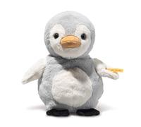 Steiff Peluche con luce notturna Lio Pinguino, grazioso peluche con occhi in plastica, per bambini, ragazzi e ragazze, 22 cm, grigio chiaro, 242847