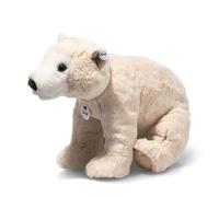 Steiff Peluche Teddies for Tomorrow Siro Orso polare, simpatico peluche con occhi in plastica, per bambini, ragazzi e ragazze, 30 cm, bianco, 062575