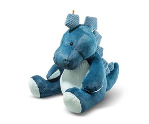 Steiff Schott Stegosaurus - Peluche a forma di dinosauro, 80 cm, morbido peluche per la pelle delicata dei bambini, lavabile in lavatrice