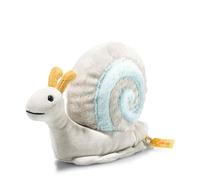 Steiff Snailly Lumaca da 20 cm, Soft Cuddly Friends, peluche per giocare e coccole, in morbido peluche per la pelle delicata dei bambini, lavabile in lavatrice
