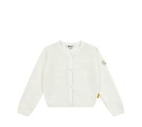 Steiff Strickjacke Maglione Cardigan, Bianco, 110 cm Bambina