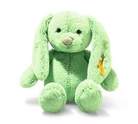 Steiff Tilda - Peluche a forma di coniglio, 20 cm, colore: verde, con orecchie pieghevoli, Soft Cuddly Friends, morbido peluche per coccole e giocare, lavabile in lavatrice