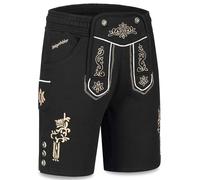 Steigenhöfer Manufaktur Moritz - Pantaloncini da uomo Trachten Pantaloni della tuta, look Lederhosen - Abiti da uomo per Oktoberfest