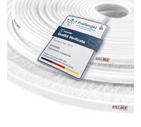 STEIGNER Guarnizione a spazzola autoadesiva blanc 15 mm x 15 m - Guarnizione per porte d’ingresso e vestiboli - Protezione dal vento, barriera contro gli insetti