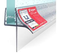 STEIGNER Guarnizione doccia 140cm UK09 (1 pz.) trasparente - Guarnizione verticale per doccia angolare, in nicchia o pentagonale con porta 6-8 mm - Facile installazione, Materiale resistente
