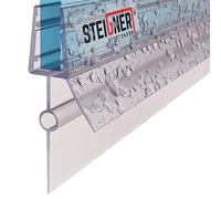 STEIGNER Guarnizione Doccia, 60cm, per Spessore Vetro 7/8 mm, Guarnizione Dritta in PVC, UK22-08