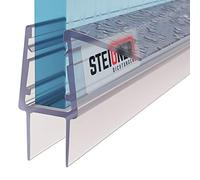 STEIGNER Guarnizione doccia, 60cm, per spessore vetro 8/9 mm, guarnizione dritta in PVC, UK20-08
