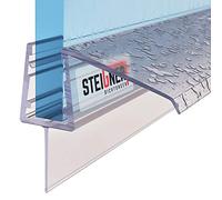 STEIGNER Guarnizione doccia UK21 100 cm (1 pz.) trasparente - Guarnizione box doccia verticale per docce angolari o pentagonali con porta 5-7 mm - Impermeabile, Finitura estetica, Facile installazione