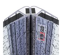 STEIGNER Guarnizione Magnetica doccia, 182cm, per spessore vetro 6/7/ 8mm, Set doppio Guarnizioni doccia 90 Gradi, UKM04, 2 pz.
