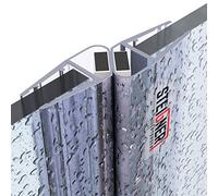STEIGNER Guarnizione Magnetica doccia, 184cm, per spessore vetro 3,5/4/ 5mm, Set doppio Guarnizioni doccia 180 Gradi, UKM03, 2 pz.