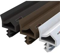 STEIGNER Guarnizione per Porta Finestra STD06 1 m 12 mm Marrone Guarnizione in Gomma Profilo per porte e finestre in Legno PVC Alluminio
