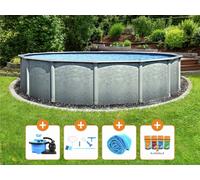 Steinbach Piscina Grande Set Round Ø 366 x 135 cm - Set Completo Small - 1 set