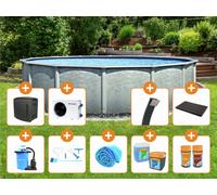 Steinbach Piscina Grande Set Round Ø 549 x 135 cm - Set Completo Large - 1 set