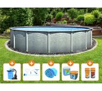 Steinbach Piscina Grande Set Round Ø 549 x 135 cm - Set Completo Small - 1 set