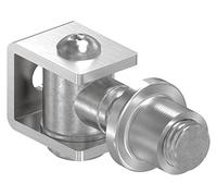 STEINBACHER© | Cerniera per cancello in acciaio inox con manicotto filettato M16, da saldare, V2A